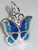 Butterfly sterling silver charm .925 x 1 Butterflies charms P additional view