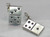 Domino sterling silver charm double sided .925 Dominoes game charms extra view