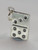 Domino sterling silver charm double sided .925 Dominoes game charms further view