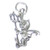 Devil sterling silver charm .925 x 1 Horny Devils Naughty charms