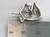 Unicorn 2D sterling silver charm pendant 925 Unicorns charms size example