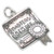 Masters Degree sterling silver charm .925 x 1 Master Degrees charms