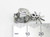 Spur sterling silver charm .925 Cowboys Spurs charms side view