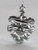 Green Man - Leaf with Face Deity sterling silver charm .925 x 1 additional view