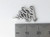Dragon sterling silver charm .925 Chinese Dragons charms Pendants detail