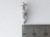 Dragon sterling silver charm .925 Chinese Dragons charms Pendants size example