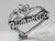 I Love Gymnastics sterling silver charm .925 Gymnast charms additional view