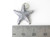 Starfish sterling silver charm .925 Starfishes Star Fish charms side view