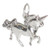 Unicorn sterling silver charm .925 x 1 Unicorns charms