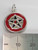 Pentagram sterling silver charm pendant .925 x 1 pentagrams detail