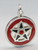 Pentagram sterling silver charm pendant .925 x 1 pentagrams additional view