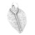 Coca leaf sterling silver charm - pendant .925 Cocas leaves charms