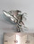 Pegasus 2D sterling silver charm pendant .925 x 1 Fantasy charms size example