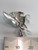 Pegasus 2D sterling silver charm pendant .925 Fantasy charms size example