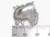 Eagle Head 2D sterlng silver large charm pendant .925 Eagles pendants detail
