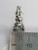 Rabbit TINY sterling silver charm .925 Easter Bunny Rabbits charms side view