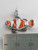 Clown Fish sterling silver charm pendant .925 Clown Fishes detail