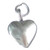 Heart sterling silver charm .925 Hearts Love charms A1