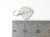 Heart sterling silver charm .925 Hearts Love charms A1 detail
