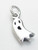 Ghost small spooky sterling silver charm .925 Ghost Haunted charms additional view