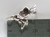 Knight Head - Helmet sterling silver charm .925 Knights charms side view