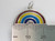 Rainbow sterling silver charm pendant .925 Rainbows Jewellery detail
