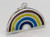 Rainbow sterling silver charm pendant .925 Rainbows Jewellery additional view