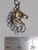 Unicorn 2D sterling silver charm .925 x 1 Unicorns charms A1 detail