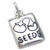 Packet of Seeds sterling silver charm .925 Seed Packets charms