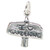 I Love Gardening Sign sterling silver charm .925 Gardeners charms