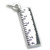 Ruler sterling silver charm .925 x 1 Measuring School Rulers charms