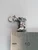 Cotton Reel and Needle sterling silver charm .925 Sewing Charms size example