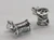 Cotton Reel and Needle sterling silver charm .925 Sewing Charms alternate view