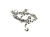 Bridle for Horses sterling silver charm .925 x 1 Horse Bridles charms A1 detail