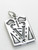 Veterinarian Book sterling silver charm .925 x 1 Vet Books Vets charms image 6