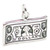 Dollar bill sterling silver charm .925 x 1 Money Dollars charms
