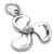 Boat Propeller sterling silver charm .925 Boats Prop charms