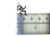 American Football player sterling silver charm .925 Sports charms side view