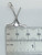 Ice Hockey sticks and puck sterling silver charm .925 x 1 Hocky charms