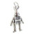 Dancing Man character sterling silver charm .925 x 1 NON Moving