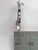 Masonic Freemason Mason 2D sterling silver charm .925 x 1 Masons Charms side view