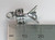 Drum sterling silver charm .925 Band Drumming Drummer charms side view