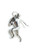 American Football player sterling silver charm .925 Sporting charms A1 detail