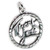 Thankyou sterling silver charm pendant .925 x 1 Thank You charms