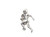 American Football player sterling silver charm .925 x 1 Sporting charms image 6