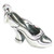 Vintage Pump style shoe sterling silver charm .925 x 1 shoes charms