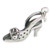 Sling back sandal style shoe sterling silver charm .925 x1 shoes charms