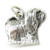Lhasa Apso dog sterling silver charm .925 Lhasas Dogs charms