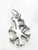 Greek Christ symbol sterling silver charm .925 x 1 Labarum Chi-Rho additional view
