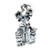 Moose with Children sterling silver charm .925 Mooses charms